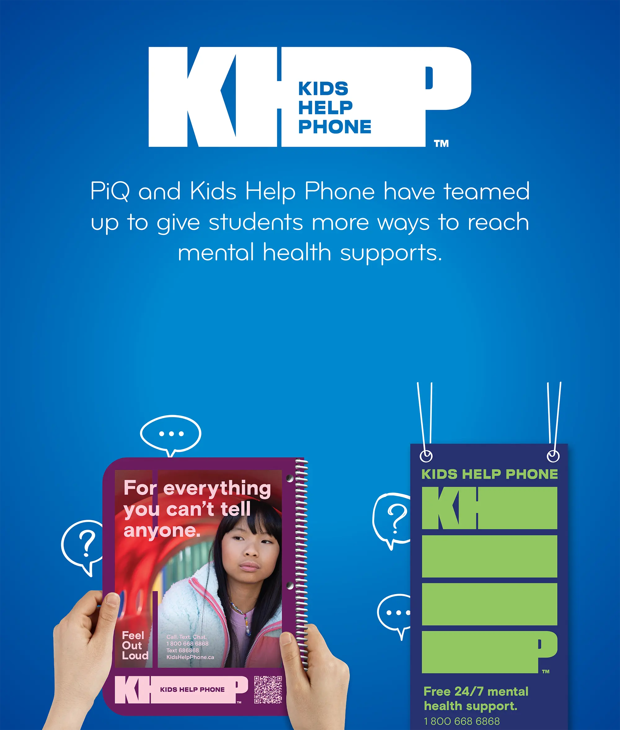 New Kids Help Phone back covers