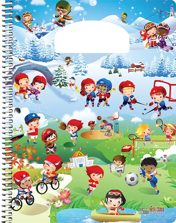 PiQ Potential Standard school agenda cover choices - Activities