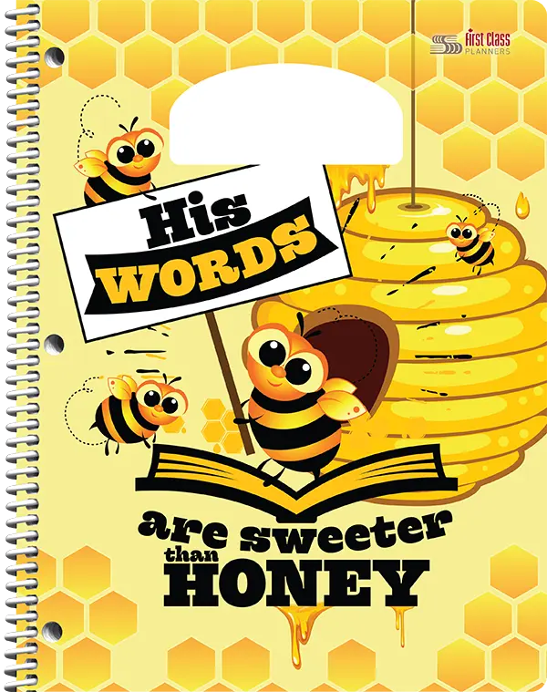 PiQ Potential Standard school agenda cover choices - Sweeter Than Honey