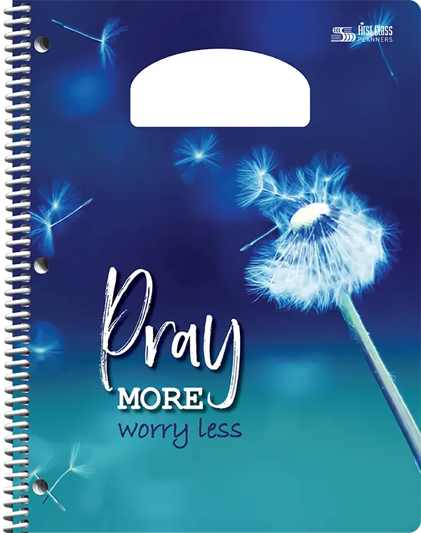 PiQ Potential Standard school agenda cover choices - Pray More